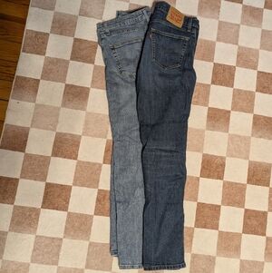 Levi's Men's 511 Blue Denim Jeans Pair